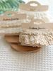 Acessórios de renda elástica de algodão materiais de vestuário decorativos artesanais DIY decote saia babado material