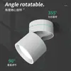 Focos LED de Montaje Superficial, Focos Empotrados para Uso Doméstico, Luces de Techo para Pared de Fondo de Sala de Estar, Alta Reproducción Cromática, Focos de Riel Ajustables, Atenuación Continua