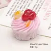 Accesorios de Resina DIY de Dibujos Animados, Juguetes de Comida en Miniatura de Flor de Cerezo 3D para Pastel, Imanes para Nevera, Colgantes para Llaveros