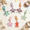 Chaveiro de Pipa Desenho Animado Chaveiro de Acrílico Pingente Decorativo Fofo Infantil Ornamento para Mochila de Estudante Presente