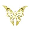 Flores de Mariposa Pequeñas Decorativas DIY, Piezas de Flor de Mariposa Grandes, Medianas y Pequeñas, Colgantes de Piezas de Flor de Hierro de Mariposa Tridimensionales Recortadas