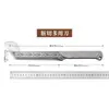 Cuchillo Multiusos Afilado de Acero para Hielo Forjado a Mano para Cortar Huesos, Acampada al Aire Libre, Cortar Leña, Cortar Verduras en Casa, Engrosado