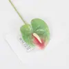 Flores Artificiales de Anthurium y Palma Fuego Impresas en 3D para Boda, Decoración Floral para Hogar y Hotel, Materiales para Arreglo de Pasillo de Flores Falsas