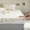 Camada dupla Fio Único Produto Classe A Materno e Infantil Fio de Algodão Chapéu de Cama Peça Única Nua Sono Respirável Pele-amigável Capa de Cama Macia Lençol Fronha