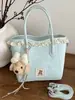 Bolso de Mano con Adorno de Encaje de Verano 2026 Transfronterizo para Mujer, Bolso de Hombro y Cruzado Elegante y Texturizado para el Día a Día