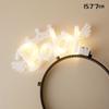 [Venta Flash Suministro Directo] Diadema Sombrero de Cumpleaños para Bebé Tocado de Princesa Sombrero con Pompón Accesorios para el Cabello de Cumpleaños Infantiles Pinza para el Cabello de Corona