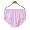 Cuecas de Algodão Puro Wang Shuxia de Cintura Média-Alta para Homens e Mulheres, Roupa Íntima Feminina Plus Size para Pessoas de Meia-Idade e Idosos