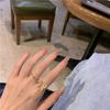Anillo Abierto de Mariposa Femenino Bosque Estilo K Simple Ins Diseño Nicho Elegante Popular Moda Anillo Ajustable