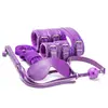 Conjunto Sexy de Pelúcia SM Produtos para Adultos Casal Treinamento Algemas Bondage Conjunto de 7 Peças Brinquedos Sexuais Alternativos