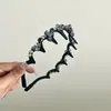 Pasador de Pelo Exquisito Coreano con Perlas de Cristal y Dientes, Nuevo Estilo 2025 Diadema de Lujo con Pedrería para Mujeres