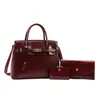 Set de Bolsos Transfronterizo Madre e Hija 2026 Nuevo Estilo Europeo y Americano Vintage Piel al Aceite Bolso de Mano de Tres Piezas Bolso de Hombro Cruzado de Gran Capacidad