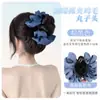 Aplique de Coque Alto para Mulheres com Presilha de Garra, Acessório de Cabelo Falso em Coque, Ferramenta Versátil para Penteado Alto, Coque de Peruca