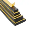 Tiras de Goma Auto-Adhesivas de Espuma EPDM, Resistentes al Desgaste, Resistentes a Altas Temperaturas, Tiras Cuadradas Impermeables, Tiras de Goma de Sellado