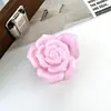 Amazon Design Pin de Clip Retro Estéreo Flor Rosa para Mujer Ankora Rojo Color Gelatina Pinza para el Cabello Pinza Pequeña de Tiburón