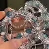 Pulsera de Cuentas Verde Estallido Cola de Fénix Mariposa Nicho Pulsera Sentido Avanzado Blanco Elegante Pulsera DIY Rodeando Estilo Nacional Pulsera