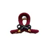 Pinza para el pelo Ancla Roja Coreana con Lazo y Textura Elegante, Pasador Cubierto de Tela para Peinados Recogidos, Pinza de Tiburón Accesorio para el Cabello para Mujeres