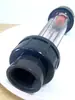 Rotor de plástico transparente, medidor de flujo de flotador con rosca interna, medidor de flujo de tubería vertical con rosca interna, medidor de flujo de agua y líquido de PVC