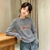 Camiseta de manga larga con cuello redondo, cálida, ajustada y cómoda, estilo nuevo, de forro polar alemán de doble cara, capa base para niños, top casual, ropa para niñas