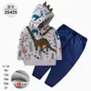 Comercio Exterior Ropa Infantil Primavera y Otoño Conjunto Infantil de Dos Piezas Material Sudadera Sudadera con Capucha Ropa Infantil para Bebés Ropa de Salida [Al por Mayor]