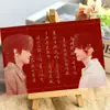 [Livro de Casamento Yun Yi 99] Bandeira Nuvem Exclusiva do Rio Estrela Cadente Contrato de Casamento do Casal Hao Yi Ran Mercadoria de Cartão Postal Exquisite