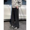 Pantalones deportivos de rayas gruesas de estilo americano para hombre, de primavera y otoño, de nueva marca, holgados, de pierna recta, anchos y casuales, a la moda.