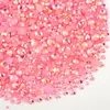 Resina Jelly Ab Diamante Tamaño Mixto Planos de Resina Redondos Fondo Diamante Uñas Arte DIY Pintura Diamante Pegatina Oso Violento Diamante al por Mayor