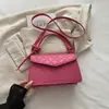 2026 Nueva Bolsa de Mujer de Alto Valor Textura Simple Nicho Bolso de Axila Casual al Aire Libre de Moda Bolso Cruzado para Mujer