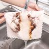 Pano de Limpeza Doméstica Preguiçoso, Pano de Limpeza de Cozinha, Pano de Prato, Antiaderente, Estampa de Abacaxi, Removedor de Gordura, Esponja Absorvente de Água Atacado