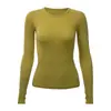 Novas roupas de yoga alta elasticidade sem costura top justo esportivo feminino manga longa corrida transfronteiriça secagem rápida fitness roupas alta elasticidade