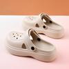 Sandalias de verano para mujer con suela gruesa y mayor resistencia al desgaste, transpirables, EVA, antideslizantes, para exteriores, para playa, Baotou Mop