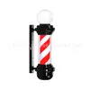 Caja de luz para salón de belleza de fábrica Luz de bombilla cromada Salón de peluquería Barbería Luz de giro pared impermeable Poste de barbero