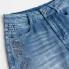 Pantalones de pierna ancha bordados con pedrería, nuevo diseño de moda de Sudu, vaqueros para mujer de estilo chino, retro holgado popular, de alta resistencia.