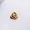 Anillo de máscara de oro retro sangxingdui para hombres y mujeres, estilo étnico creativo, personalidad dominante, anillo abierto ajustable