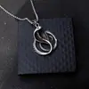 Colar de Cobra popular transfronteiriço do AliExpress, moderno, versátil, com pingente personalizado em formato de cobra, joia com temperamento de cobra