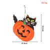 Fieltro Calabaza de Halloween Decoración para Fiesta Navideña Lindo Gato Colgante Disfraz Niños Calabaza de Halloween