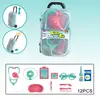 Casa de Juegos Educativa para Educación Infantil Transfronteriza, Set de Juguetes de Herramientas Médicas de Simulación, Caja de Almacenamiento para Juego de Roles, Escucha e Inyección