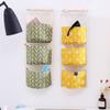 Bolsa colgante de algodón y lino 3 bolsas de tela para colgar en la pared bolsa colgante almacenamiento de artículos varios para dormitorio estilo nórdico bolsa impermeable fabricantes