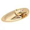 SQST Jack Elétrico para Guitarra em Forma de Barco Tomada de Saída para Guitarra Soquete Tomada de Saída Elétrica para Guitarra Porta de Conexão Assento Furo