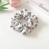 Versión coreana del anillo para el cabello de intestino grueso Nuevo lazo dulce cuerda popular niña anillo para el cabello banda para el cabello floral cerdo salchicha gorda anillo
