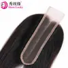 Mecha de cabelo 2X6 Europa e Estados Unidos acessórios de cabelo de cabelo real transfronteiriços fecho de cabelo humano corpo reto 2*6