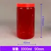 Botella de Proteína en Polvo para Mascotas 300g, Botella de Creatina, Botella de Nueces, Botella de Polvo Químico, Botella de Granos, Botella de Medicamento para Peces