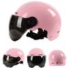 Casco Eléctrico para Vehículos Abs Hombres y Mujeres Todas las Estaciones Pintado Moderno Transpirable No para Motocicleta Casco de Verano Venta al por Mayor