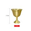 Taza de Agua de Cobre con Pie Alto Taza de Vino para el Hogar para Guan Gong Dios de la Riqueza Señor Taza de Vino Alta Taza de Agua Bendita Taza de Ofrenda Adornos