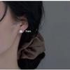 S999 Brincos de Pérola de Prata Esterlina Estilo Feminino Leve Luxo High-end Ear Studs Mulheres Simples Brincos Vintage Estilo Frio