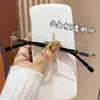 Óculos de Sol Sem Armação de Novo Estilo para Proteção Solar Masculina, Alta Qualidade, Estilosos, Versáteis, Modernos, Óculos de Proteção Solar de Alta Qualidade