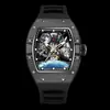 Reloj Mecánico para Hombre Charles CHANCE Reloj de Acero Esqueleto de la Tierra Transfronterizo Richard Modelo Caliente Venta al por Mayor Dropshipping