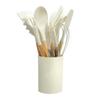 Cabo de Madeira Utensílios de Silicone para Cozinha Conjunto de 12 Peças Utensílios Antiaderentes para Cozinhar conjunto Barril de Armazenamento Conjunto de 12 Peças de Utensílios de Silicone
