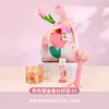 Conjunto de Presente Bolsa Roxa de Tricô para o Dia das Mães, Pequenos Presentes Práticos para Mãe e Funcionários no Dia dos Namorados 520
