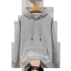 Sudadera con capucha y cuello redondo, con logotipo bordado y texto impreso, adecuada para ropa de trabajo corporativa, actividades de club, team building y camisetas promocionales, disponible para venta al por mayor