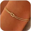 Pulseira Cruzada Europeia e Americana Transfronteiriça Moda Simples Versátil Presente de Amizade Festa de Feriado Presente de Aniversário Joia para Mulheres